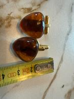 Barnsteen manchetknoppen, Verzenden, Gebruikt, Overige materialen