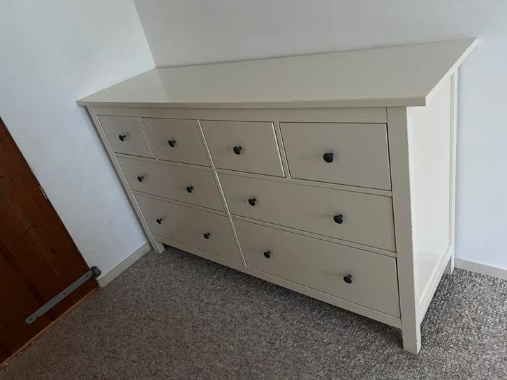 Witte commode grote zware ladekast met veel lades, Huis en Inrichting, Kasten | Dressoirs, Gebruikt, 150 tot 200 cm, 50 tot 75 cm