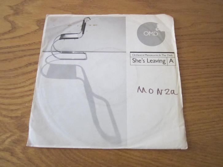 Orchestral Manoeuvres In The Dark -She's Leaving 1982 Single, Cd's en Dvd's, Vinyl Singles, Gebruikt, Single, Pop, 7 inch, Ophalen