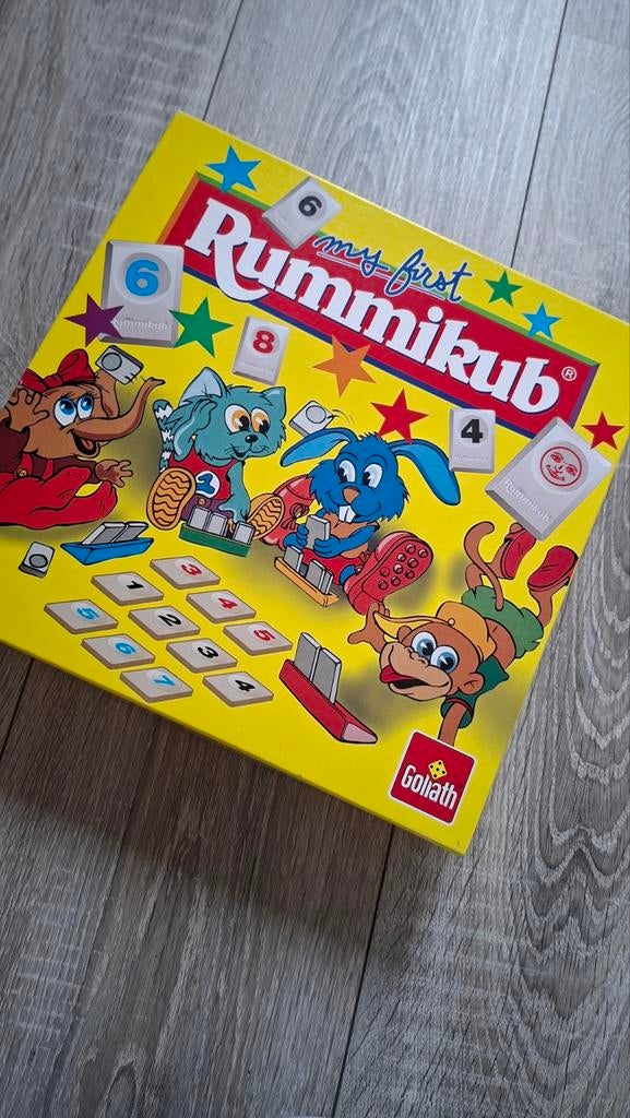 Mijn Eerste Rummikub - Kinderspel, Ophalen, Goliath, Zo goed als nieuw, Een of twee spelers