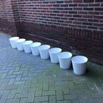 Grote bloem potten, Tuin en Terras, Bloempotten, Rond, Zo goed als nieuw, Minder dan 40 cm, Aardewerk