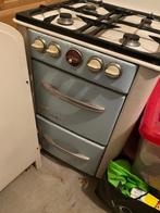 Schattig en intact vintage fornuis lichtblauw, Ophalen, Gebruikt, 4 kookzones, Gas