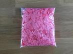 Zak confetti roze - 100 gram | geboorte - babyshower -reveal, Nieuw, Versiering, Ophalen of Verzenden
