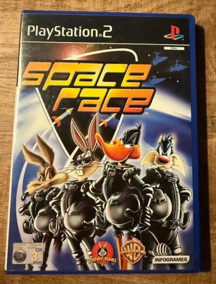 Space Race, Spelcomputers en Games, Games | Sony PlayStation 2, Zo goed als nieuw, Racen en Vliegen, 2 spelers, Vanaf 3 jaar, Ophalen