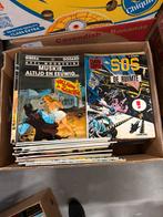 Stripboeken in bananendoos - Leuke verzameling!, Boeken, Stripboeken, Meerdere stripboeken, Ophalen, Gelezen