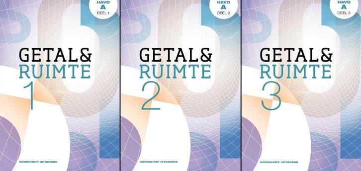 Getal & Ruimte Wiskunde A HAVO Deel 1, 2, 3 + Uitwerkingen, Boeken, Schoolboeken, Nieuw, Wiskunde A, HAVO, Ophalen of Verzenden