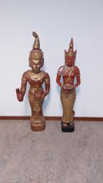 Grote houten beelden - Aziatisch, Antiek en Kunst, Ophalen of Verzenden