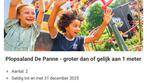 Plopsaland de Panne, Twee personen, Ticket of Toegangskaart