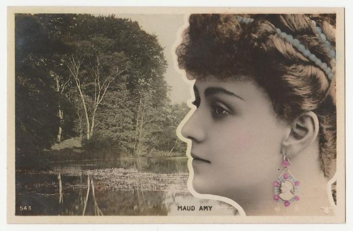 Maud Amy.  Actrices., Verzamelen, Ansichtkaarten | Themakaarten, Ongelopen, Voor 1920, Overige thema's, Verzenden