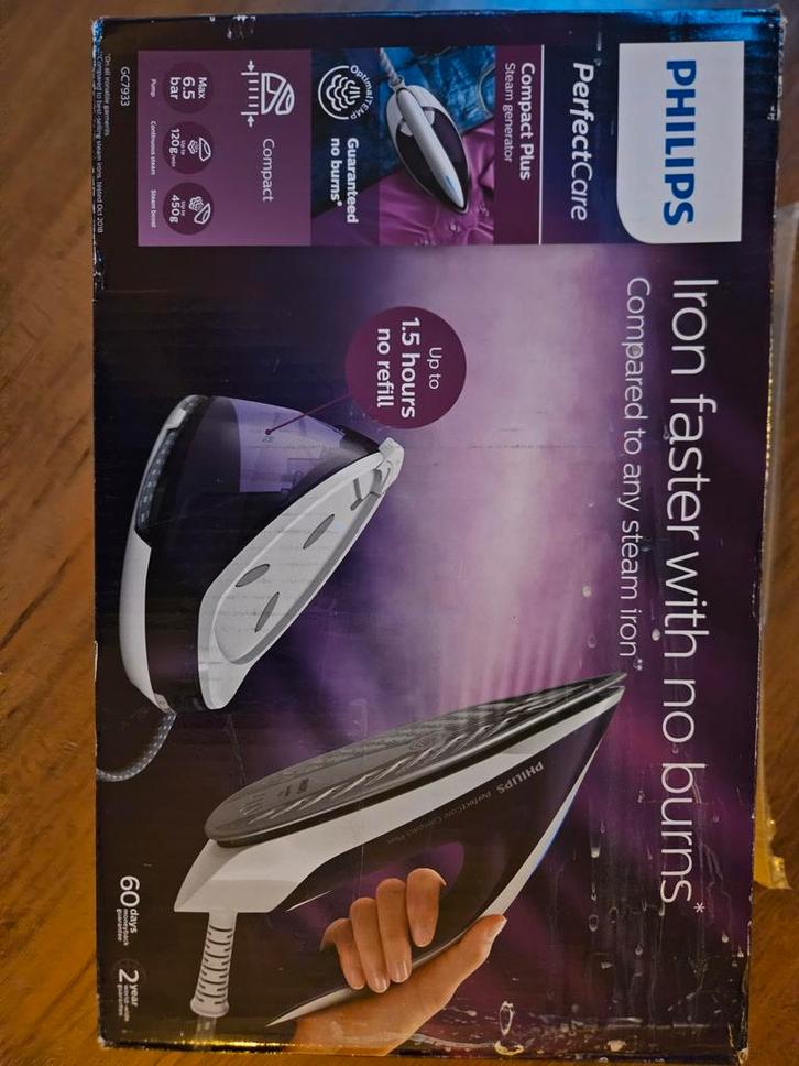 Philips PerfectCare Compact Plus GC7933/30 Stoomgenerator, Witgoed en Apparatuur, Strijkijzers en Strijkplanken, Ophalen