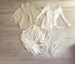 4 beige Ibiza Boho Bohemian Hippie stijl vesten vest vestjes, Ophalen, Gedragen, Maat 36 (S), Beige
