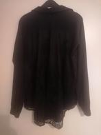 Twinset mooie zwarte blouse / stijlvol achterpand/ maat L, Twinset, Verzenden, Zwart, Maat 42/44 (L)