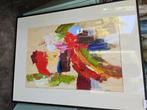Abstract schilderij, Ophalen