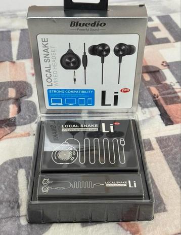 Bluedio Li Pro - Snake headset oordopjes met snoer oortjes beschikbaar voor biedingen