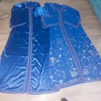 Marokkaanse Takchita origineel, Blauw, Maat 42/44 (L), Ophalen of Verzenden, Zo goed als nieuw