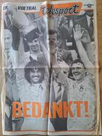 EK VOETBAL. 1988. BEDANKT. TELESPORT., Ophalen of Verzenden, Gelezen, Sport en Vrije tijd