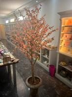 Kunstbloesemboom 2+ meter met vaas, Huis en Inrichting, Ophalen, Binnen, Decogreen, Zo goed als nieuw