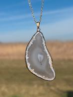 Agaat EdelsteenKetting Natuurlijke Kleur, Ophalen of Verzenden, Nieuw