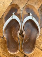 REEF Miss J-Bay teenslipper | leer | rubber zool | maat 41, Slippers, Wit, Ophalen of Verzenden, Reef