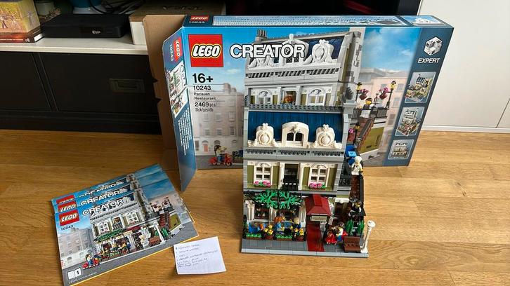 Lego Creator 10243 Parisian Restaurant - Compleet, Kinderen en Baby's, Speelgoed | Duplo en Lego, Zo goed als nieuw, Lego, Complete set