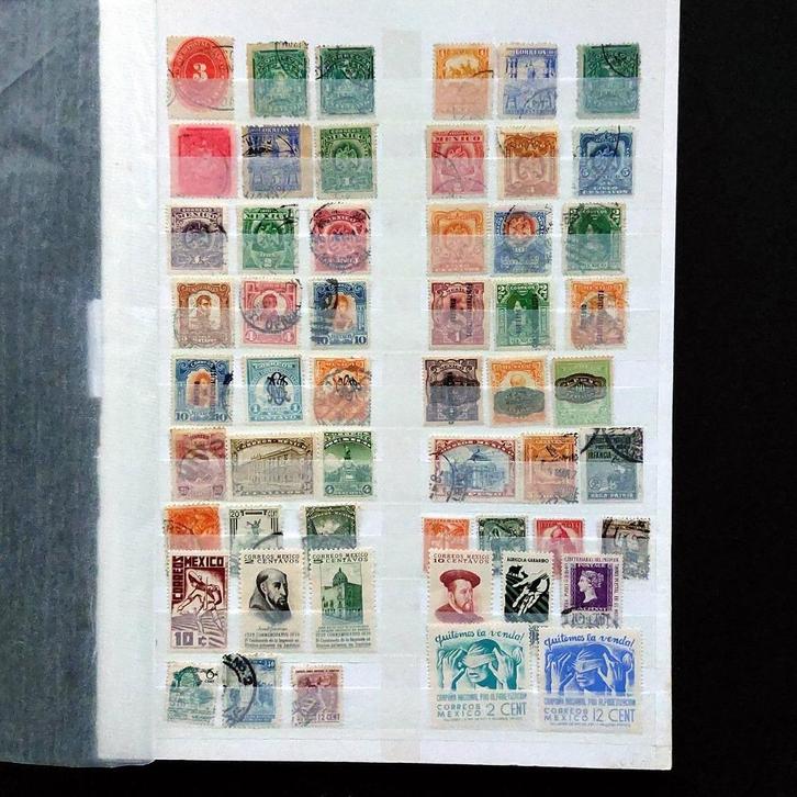 Postzegels Mexico – uitgebreide collectie albumbladen, Postzegels en Munten, Postzegels | Amerika, Gestempeld, Midden-Amerika