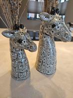 Giraffe Decoratie Set - Vaasjes, Gebruikt, Overige kleuren, Aardewerk of Porselein, Ophalen of Verzenden