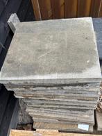 Concrete tiles 60x60 cm –anthracite – very good condition, Ophalen, Gebruikt, 10 m² of meer, Beton