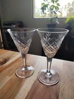 2 kristallen borrelglaasjes, Ophalen of Verzenden, Borrel- of Shotglas, Zo goed als nieuw