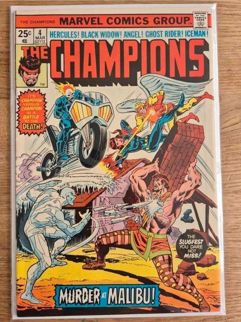The Champions #4 (1975), Boeken, Strips | Comics, Zo goed als nieuw, Eén comic, Amerika, Ophalen of Verzenden