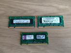 3x DDR2 SODIMM geheugen, 1 GB of minder, Ophalen of Verzenden, Zo goed als nieuw, DDR2