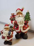 Kerstmannen Decoratie Beelden - Set van 2, Diversen, Kerst, Ophalen of Verzenden, Gebruikt
