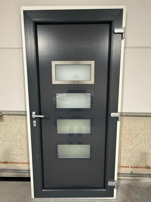 Voordeur Antraciet Nieuw! In prijs verlaagd!!!, Doe-het-zelf en Verbouw, Deuren en Horren, Nieuw, Buitendeur, 200 tot 215 cm, 100 tot 120 cm