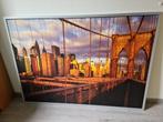 Fotoschilderij met lijst skyline, Ophalen, Zo goed als nieuw, Foto of Poster, 75 cm of meer