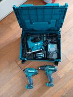 Makita 12v DF333D DF031D JV101D met 3 accus en lader., Ophalen of Verzenden, Zo goed als nieuw, Boormachine