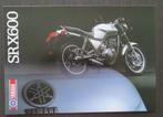 Folder Yamaha SRX 600 - 1986 - 6 blz (Engels), Verzenden, Yamaha
