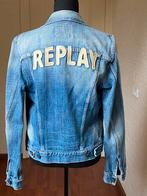 Replay spijkerjas jeansjack kleur blauw maat L, Gedragen, Replay, Blauw, Maat 38/40 (M)