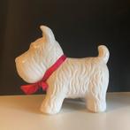 Keramieken Terriër Hond Spaarpot/Beeldje, Ophalen of Verzenden, Zo goed als nieuw, Steen, Aardewerk of Keramiek, Dier
