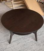 Ikea ronde koffietafel walnoot, Minder dan 55 cm, Rond, Zo goed als nieuw, Ophalen