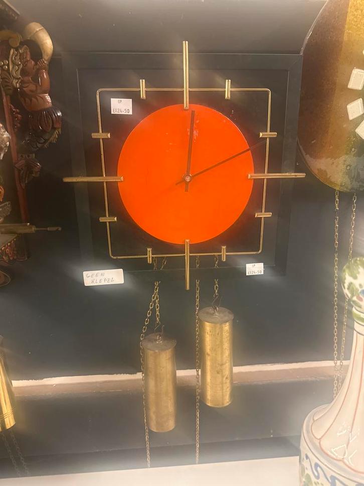 Vintage ORFAC Klok met Gewichten, Antiek en Kunst, Antiek | Klokken, Ophalen
