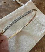 Geelgouden slaven armband 14krt gedragen maar als nieuw, Ophalen of Verzenden, Zo goed als nieuw, Goud