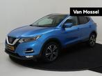 Nissan Qashqai 1.2 N-Connecta 115PK | Automaat | Panoramadak, Auto's, Nissan, Stof, Gebruikt, 4 cilinders, Blauw