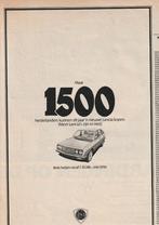 Retro reclame 1979 Lancia Sedan nog maar 1500 mensen, Verzamelen, Verzenden, Overige typen
