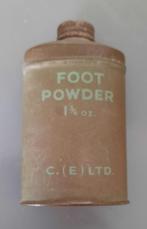 Militaria,Voet poeder,footpowder,amerikaans,2eWO, Ophalen of Verzenden, Landmacht, Amerika