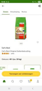 2.5 keer 40 liter cats best kattenbakvulling, Dieren en Toebehoren, Ophalen, Nieuw