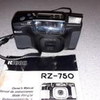 Ricoh RZ 750 fotocamera inclusief gebruiksaanwijzing, Audio, Tv en Foto, Fotocamera's Analoog, Ophalen of Verzenden, Compact, Zo goed als nieuw