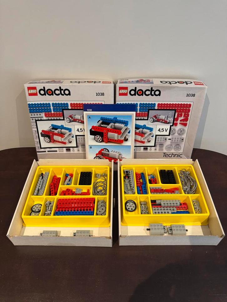 2x Lego Dacta Erbie Robo-Car 1038, Kinderen en Baby's, Speelgoed | Duplo en Lego, Gebruikt, Lego, Complete set, Ophalen of Verzenden