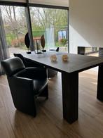 Grey wash eiken eettafel 240 x 100, Huis en Inrichting, Tafels | Eettafels, 200 cm of meer, 100 tot 150 cm, Rechthoekig, Eikenhout