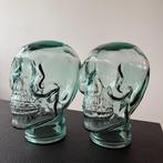 Glazen hoofd, schedel, skull, koptelefoon, vintage, jr 70/80, Ophalen of Verzenden