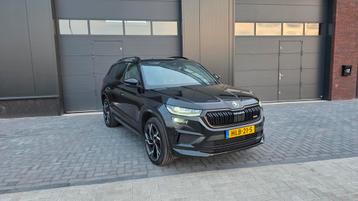 Skoda Kodiaq RS 2.0 TSI 245pk 4X4 2022 Zwart 7 Persoons Pano beschikbaar voor biedingen