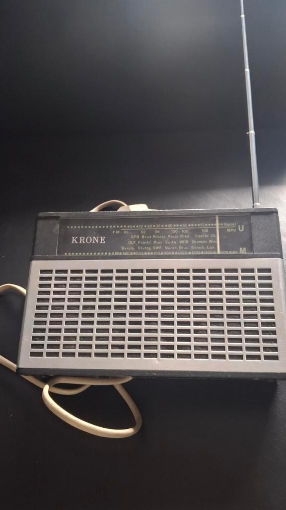 Vintage Krone Radio - Zeldzaam Exemplaar teab, Audio, Tv en Foto, Radio's, Gebruikt, Radio, Ophalen of Verzenden